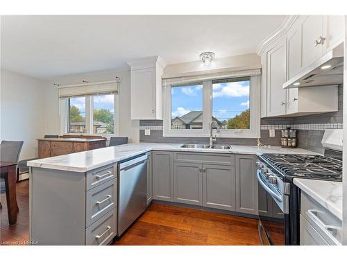 21 Janet Street, Port Colborne, ON - Indoor Photo Showing Kitchen With Double Sink