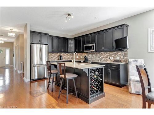 3-190 Argyle Street, Simcoe, ON - Indoor Photo Showing Kitchen With Stainless Steel Kitchen With Upgraded Kitchen