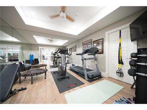 523 Blue Lake Road, St. George, ON - Indoor Photo Showing Gym Room