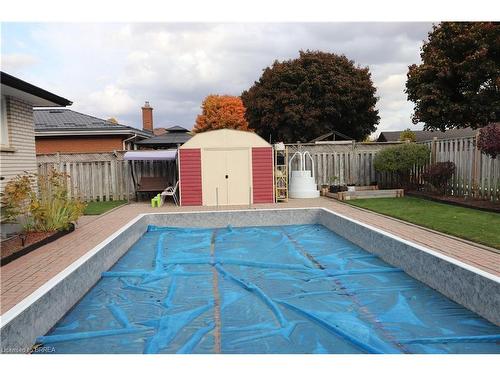 45 Balmoral Drive, Brantford, ON - Outdoor With In Ground Pool With Backyard