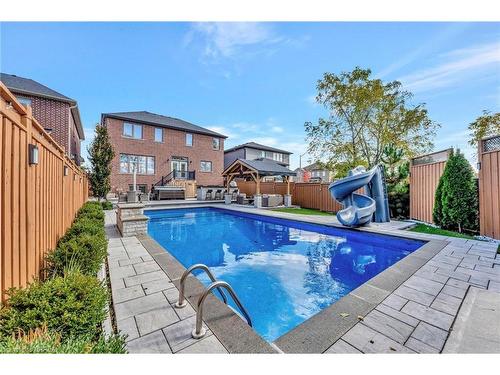 138 Kingsview Drive, Stoney Creek, ON - Outdoor With In Ground Pool With Deck Patio Veranda With Backyard With Exterior