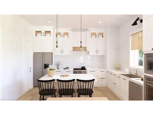 104 Oak Avenue, Paris, ON - Indoor Photo Showing Kitchen With Upgraded Kitchen