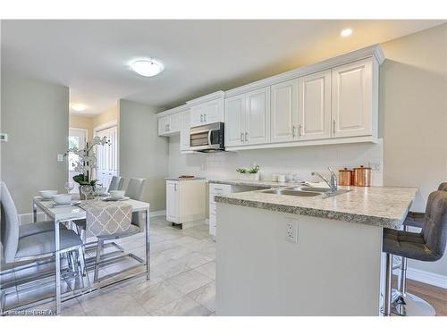 28A Grandview Street, Brantford, ON - Indoor Photo Showing Kitchen With Double Sink