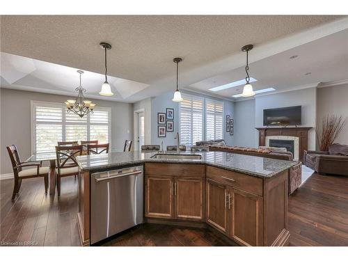 501 Sparkys Lane, Woodstock, ON - Indoor Photo Showing Other Room With Fireplace