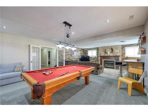 501 Sparkys Lane, Woodstock, ON - Indoor Photo Showing Other Room With Fireplace