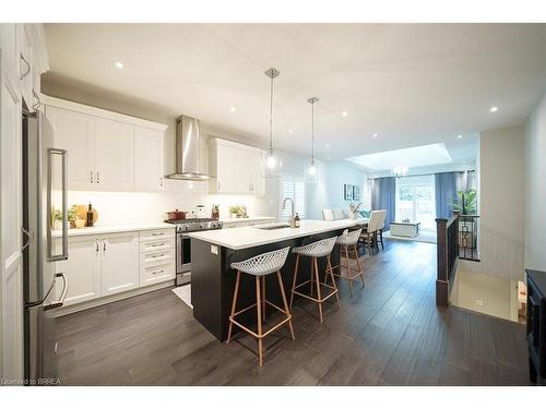 B-17 Cedar Street, Paris, ON - Indoor Photo Showing Kitchen With Stainless Steel Kitchen With Upgraded Kitchen