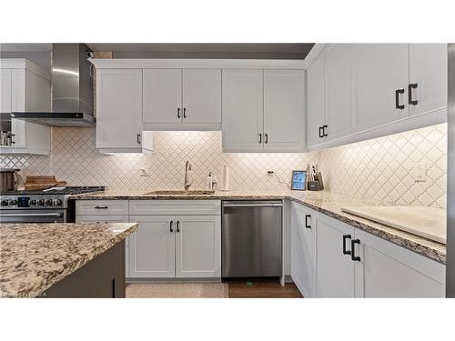 4 Brookfield Lane, Simcoe, ON - Indoor Photo Showing Kitchen With Stainless Steel Kitchen With Upgraded Kitchen