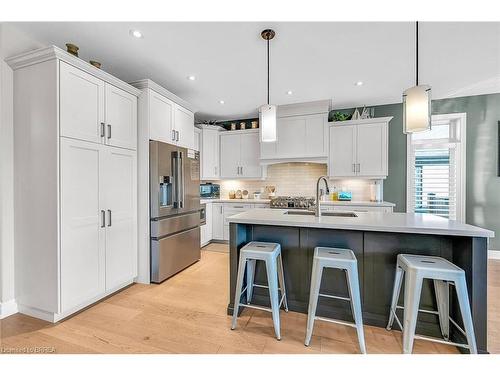 223 Oak Street, Simcoe, ON - Indoor Photo Showing Kitchen With Stainless Steel Kitchen With Upgraded Kitchen