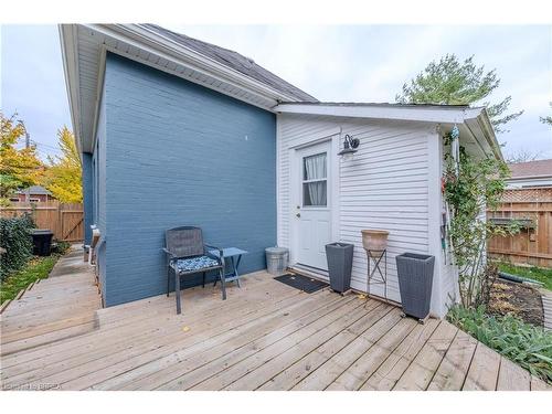 28 Foster Street, Brantford, ON - Outdoor With Deck Patio Veranda With Exterior