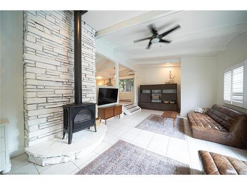 122 Balmoral Drive, Brantford, ON - Indoor Photo Showing Other Room With Fireplace