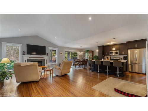 134 Angler Avenue, Port Dover, ON - Indoor Photo Showing Other Room With Fireplace