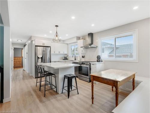 48 Palm Crescent, Brantford, ON - Indoor Photo Showing Kitchen With Upgraded Kitchen