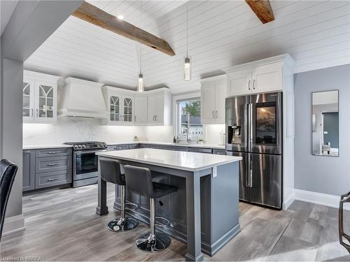 235 Oakland Road, Scotland, ON - Indoor Photo Showing Kitchen With Stainless Steel Kitchen With Upgraded Kitchen