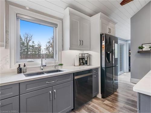 235 Oakland Road, Scotland, ON - Indoor Photo Showing Kitchen With Double Sink