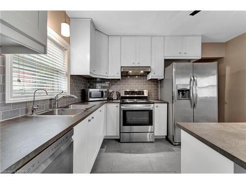 156 Park Avenue, Brantford, ON - Indoor Photo Showing Kitchen With Stainless Steel Kitchen With Double Sink