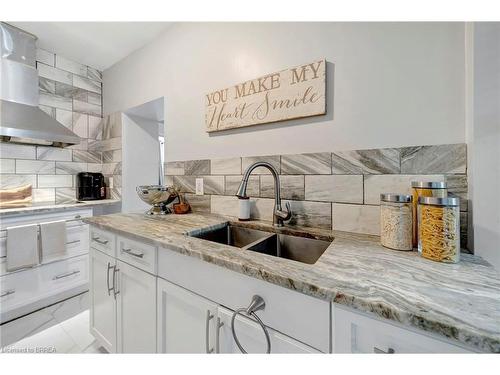 109 St Paul Avenue, Brantford, ON - Indoor Photo Showing Kitchen With Double Sink