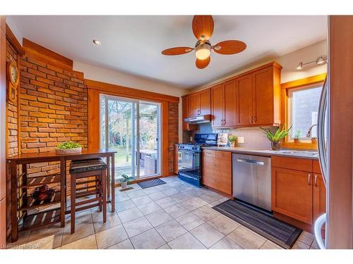 345 College Avenue, Simcoe, ON - Indoor Photo Showing Kitchen With Double Sink