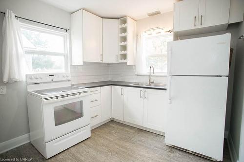 76 Mount Pleasant Street, Brantford, ON - Indoor Photo Showing Kitchen With Double Sink