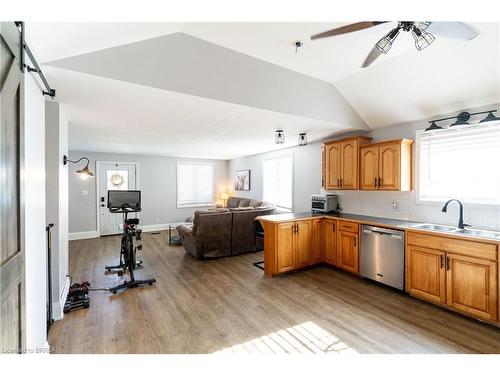 66 Leamon Street, Waterford, ON - Indoor Photo Showing Kitchen With Double Sink