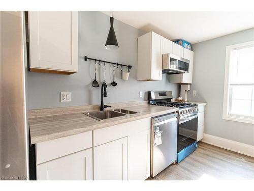 66 Leamon Street, Waterford, ON - Indoor Photo Showing Kitchen With Double Sink