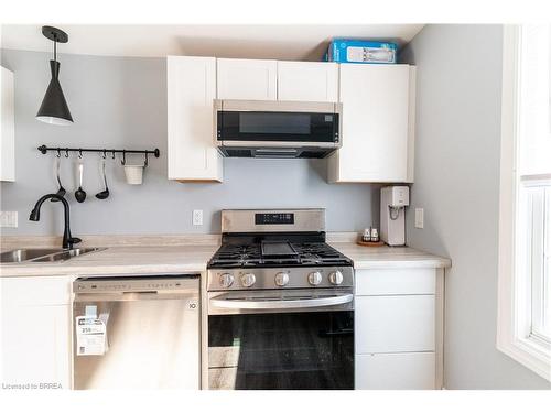 66 Leamon Street, Waterford, ON - Indoor Photo Showing Kitchen With Double Sink