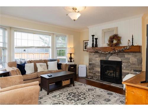 145 John Street S, Otterville, ON - Indoor Photo Showing Living Room With Fireplace