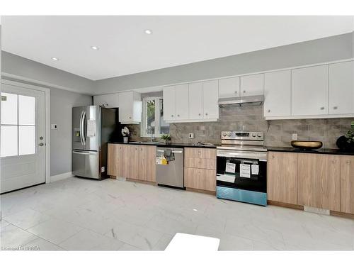 94 Superior Street, Brantford, ON - Indoor Photo Showing Kitchen With Stainless Steel Kitchen