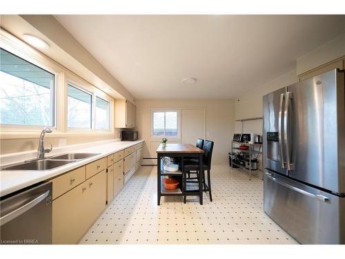 37 Allwood Street, Brantford, ON - Indoor Photo Showing Kitchen With Stainless Steel Kitchen With Double Sink