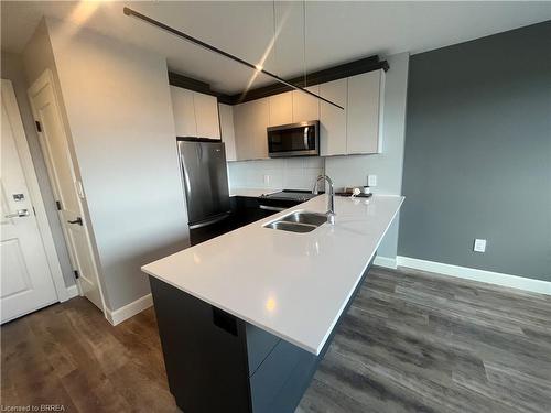 610-34 Norman Street, Brantford, ON - Indoor Photo Showing Kitchen With Double Sink