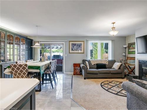 3 Johnson Crescent, Simcoe, ON - Indoor Photo Showing Living Room With Fireplace