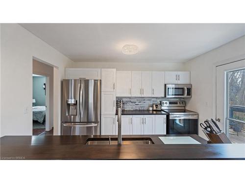 40 Silver Lake Drive, Port Dover, ON - Indoor Photo Showing Kitchen With Stainless Steel Kitchen