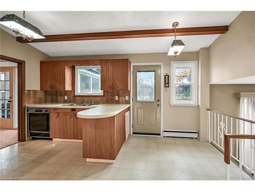 16 Harvest Lane, Brantford, ON - Indoor Photo Showing Kitchen With Double Sink