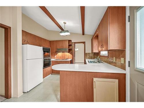 16 Harvest Lane, Brantford, ON - Indoor Photo Showing Kitchen With Double Sink