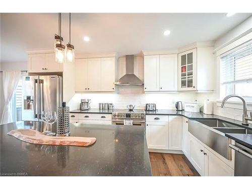 9 Kiwanis Avenue, Port Dover, ON - Indoor Photo Showing Kitchen With Stainless Steel Kitchen With Double Sink With Upgraded Kitchen