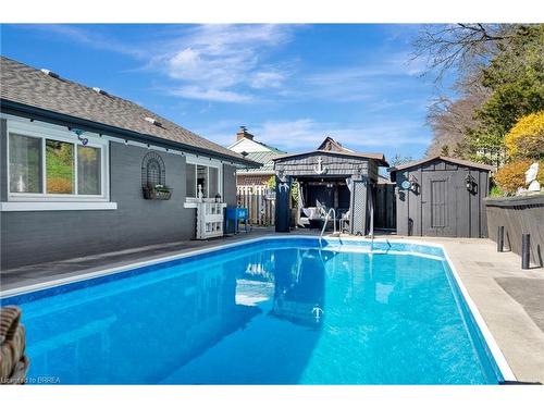 924 Union Street, Kitchener, ON - Outdoor With In Ground Pool With Backyard