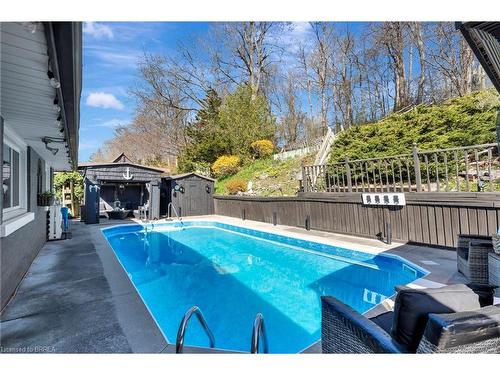 924 Union Street, Kitchener, ON - Outdoor With In Ground Pool With Backyard