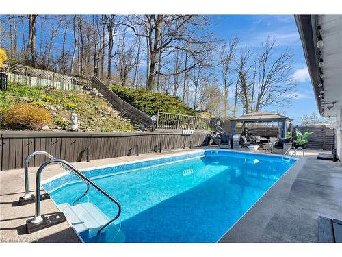 924 Union Street, Kitchener, ON - Outdoor With In Ground Pool With Backyard