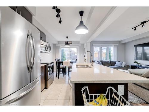 69 English Lane, Brantford, ON - Indoor Photo Showing Kitchen With Double Sink