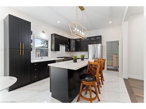 50 Ontario Street, Brantford, ON - Indoor Photo Showing Kitchen With Stainless Steel Kitchen With Upgraded Kitchen