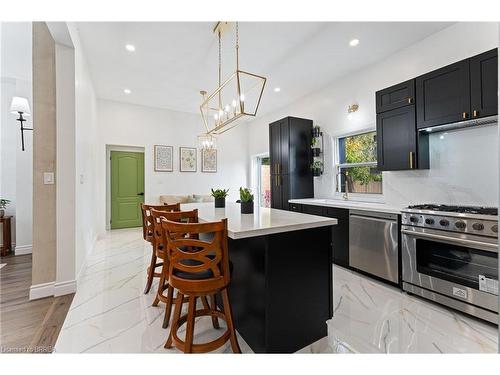 50 Ontario Street, Brantford, ON - Indoor Photo Showing Kitchen With Stainless Steel Kitchen With Upgraded Kitchen