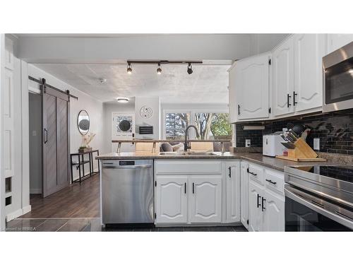 503 Norfolk Street S, Simcoe, ON - Indoor Photo Showing Kitchen With Double Sink