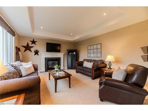 79 Taylor Road, St. George, ON - Indoor Photo Showing Living Room With Fireplace