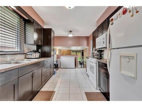 19 Frontenac Avenue, Brantford, ON - Indoor Photo Showing Kitchen With Double Sink