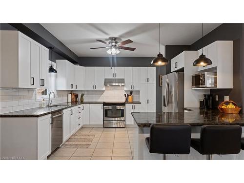 36 Kellogg Avenue, Mount Hope, ON - Indoor Photo Showing Kitchen With Stainless Steel Kitchen With Upgraded Kitchen