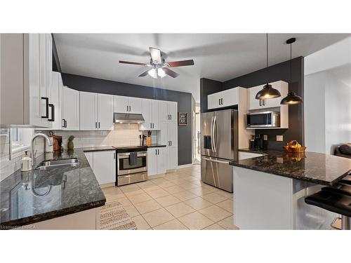 36 Kellogg Avenue, Mount Hope, ON - Indoor Photo Showing Kitchen With Stainless Steel Kitchen With Double Sink With Upgraded Kitchen