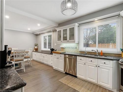 37 Dorchester Avenue, Brantford, ON - Indoor Photo Showing Kitchen With Double Sink