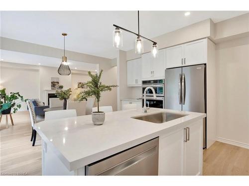 61 Stauffer Road, Brantford, ON - Indoor Photo Showing Kitchen With Stainless Steel Kitchen With Upgraded Kitchen