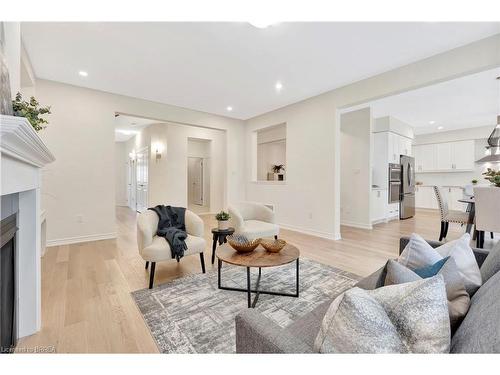 61 Stauffer Road, Brantford, ON - Indoor Photo Showing Living Room With Fireplace