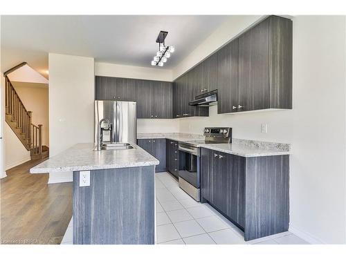 6 Mclaren Avenue, Brantford, ON - Indoor Photo Showing Kitchen With Stainless Steel Kitchen With Double Sink With Upgraded Kitchen