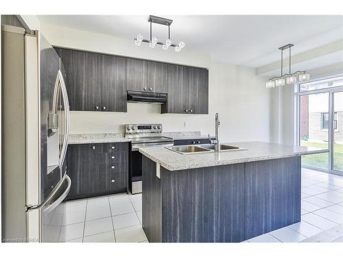 6 Mclaren Avenue, Brantford, ON - Indoor Photo Showing Kitchen With Stainless Steel Kitchen With Double Sink